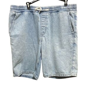 Women’s H&M Blue Jean Shorts with Drawstring Waist size large